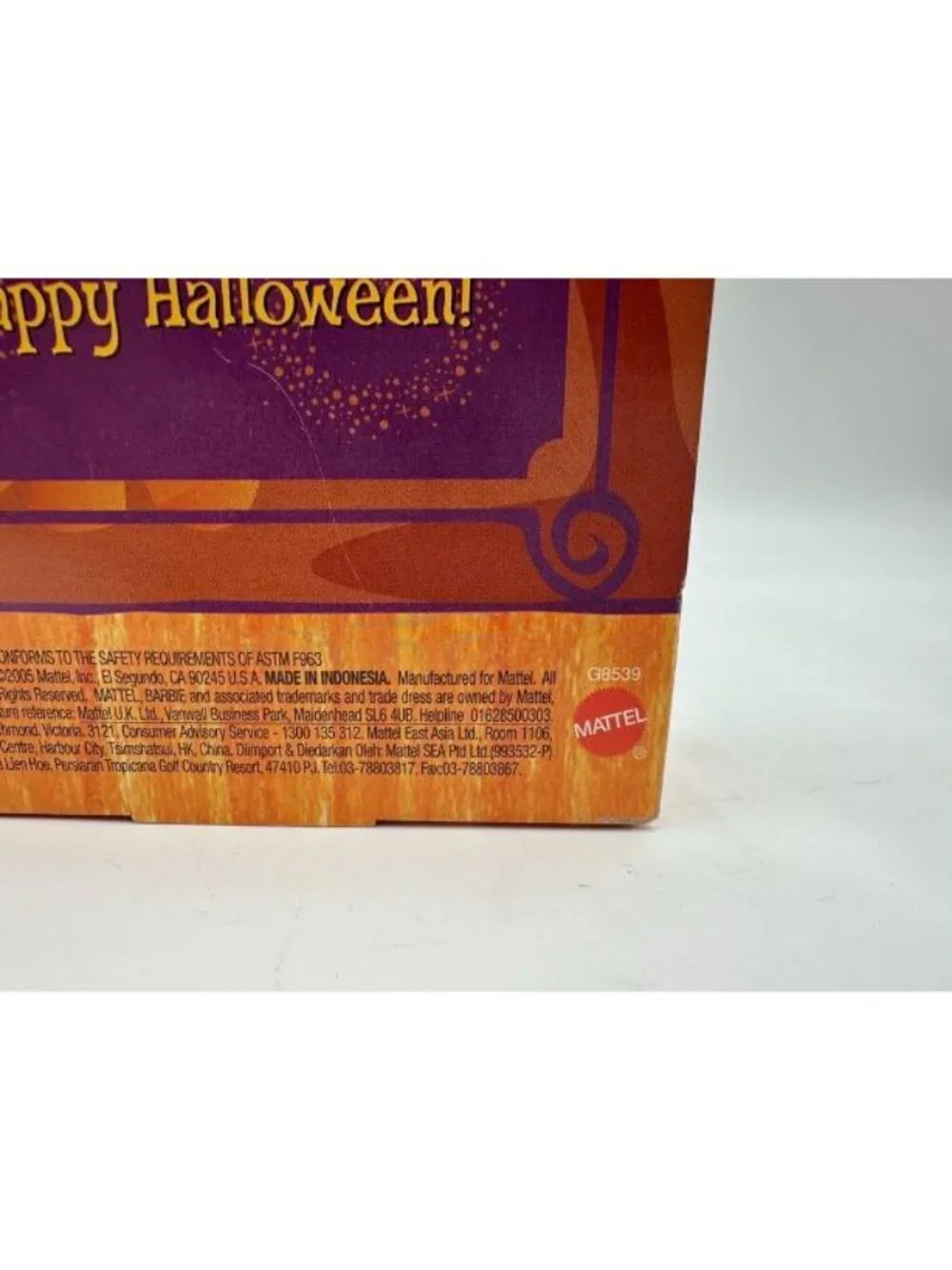 Mattel Halloween Wishes Barbie Doll 12in Blonde Hair 2005 G8539